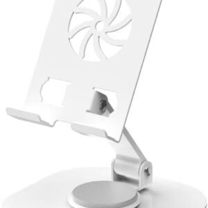 BUDI 360° Rotation Folding Metal Phone Holder