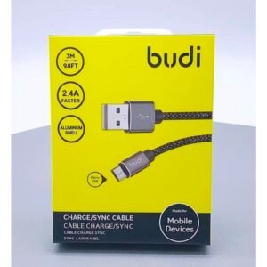 Budi, Charge/Sync Cable, Micro USB