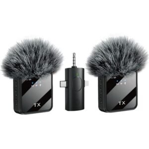 2Mic 3 In1 Wireless Lavalier Microphone